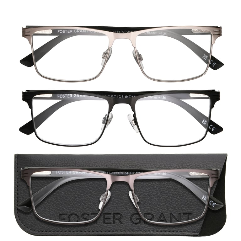 Foster Grant Design Optics 3-Pack Reading Glasses