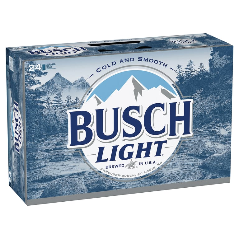 Busch Light Beer 24-Pack, 12 oz Cans