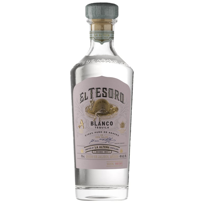 El Tesoro Blanco Tequila Mexico 750ml