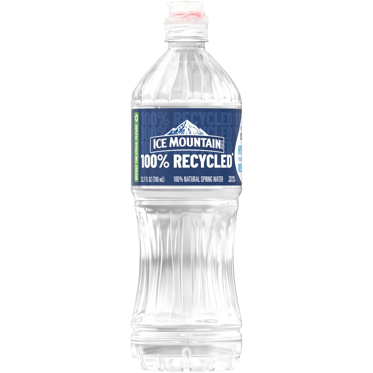 Ice Mountain Spring Water Sport Cap 24/23.7 Ounce Bottles
