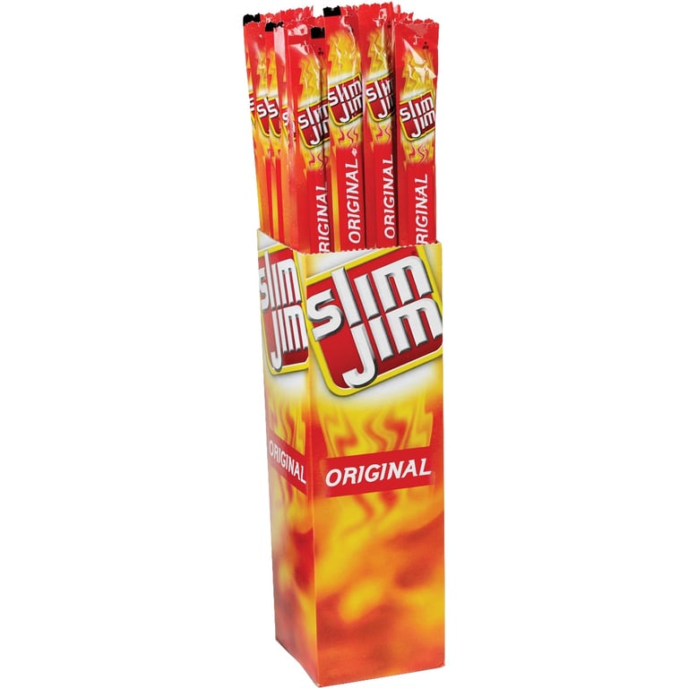 Slim Jim Original Smoked Snack Sticks, 24-Count / 0.97 oz