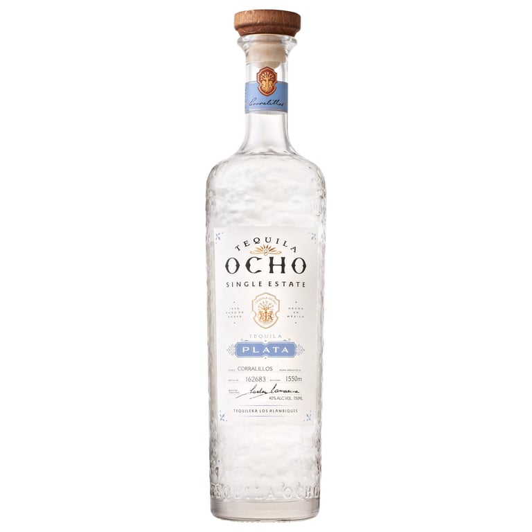 Tequila Ocho Plata Single Estate Mexico 750ML
