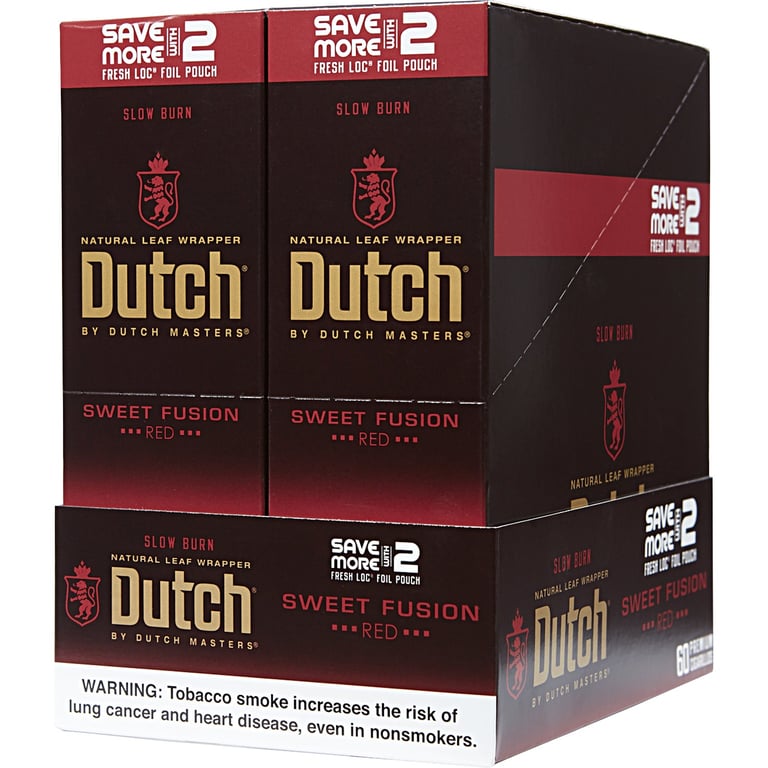 Dutch Masters Sweet Fusion Cigarillos, 30 Packs of 2 (2/$0.99)
