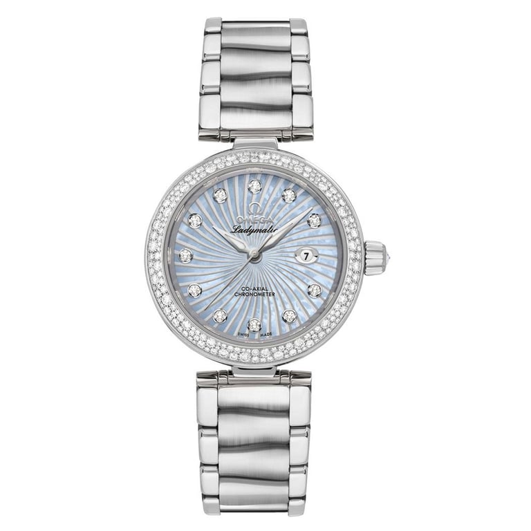 Omega Ladymatic 34mm Blue Dial Chronometer Ladies Automatic Watch