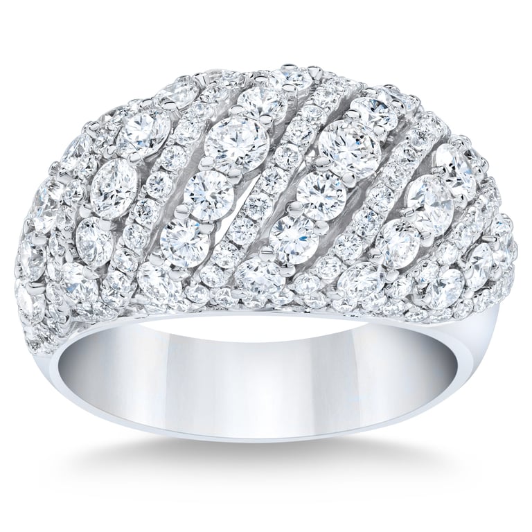 14kt White Gold VS2 I Color 2.60 ctw Round Brilliant Diamond Ring