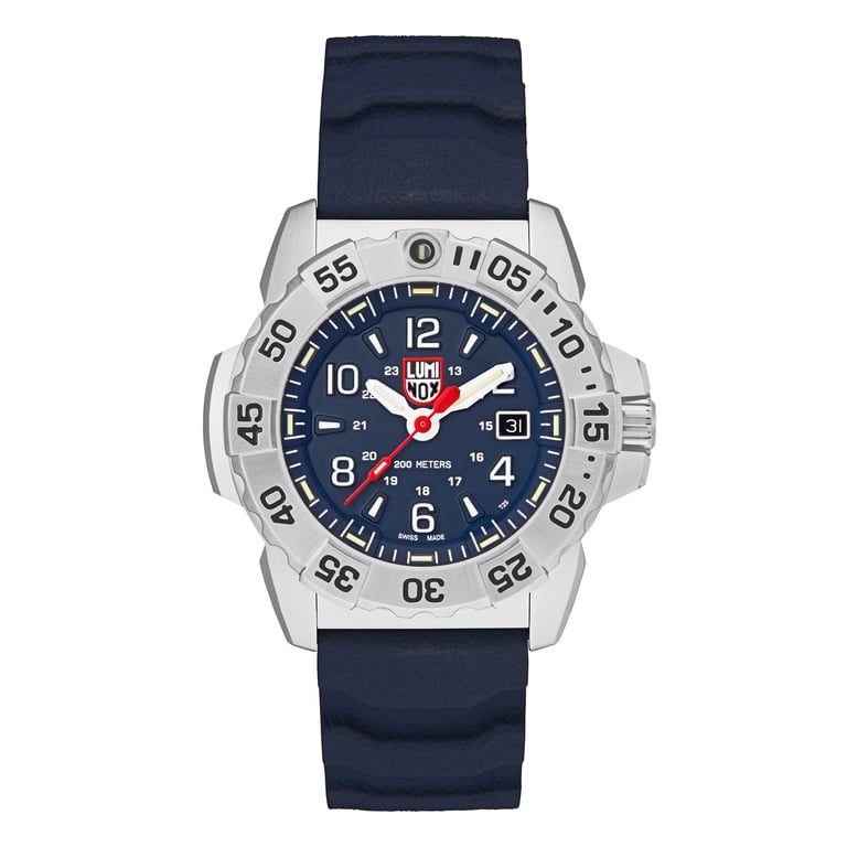 Luminox Navy SEAL Blue Rubber Strap Men's Quartz Watch
