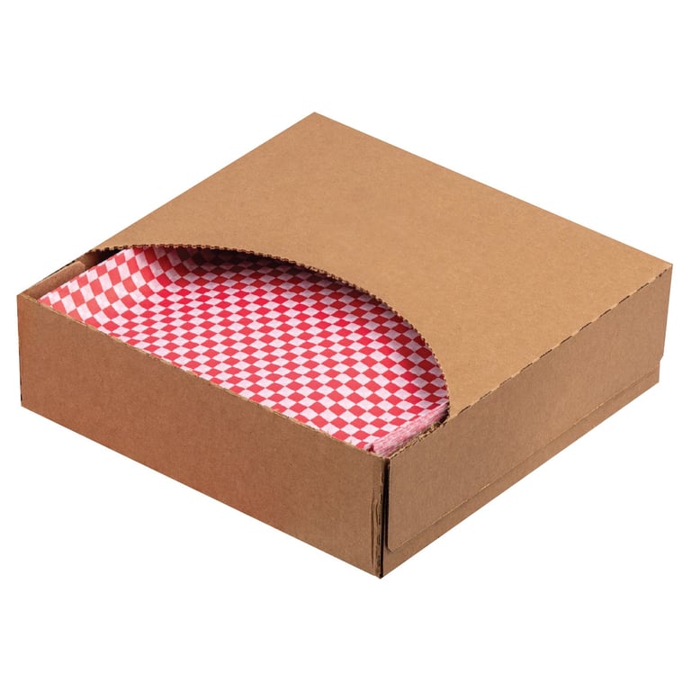 12" x 12" Deli Wrap Red Checkered 1000 CT