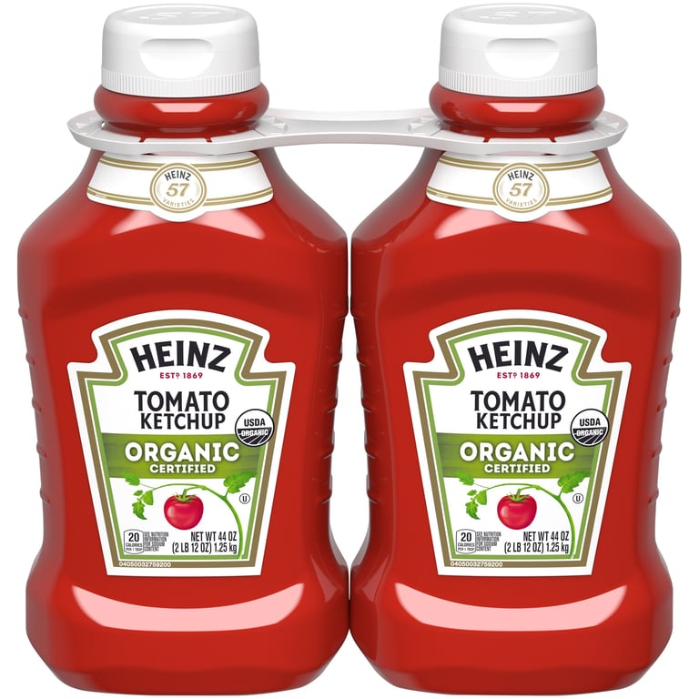 Organic Heinz Ketchup, 2 Pack, 44 Ounces Each