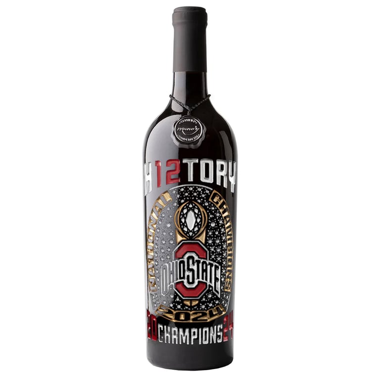 Ohio State University 2024 National Championship Ring Cabernet Sauvignon, California, 750ML