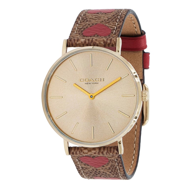 Coach Delancey Tea Rose Stainless Case Ladies Quartz Watch