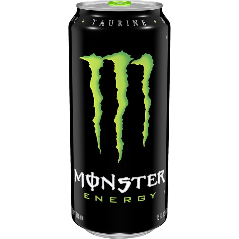 Monster Energy Drink, Original, 24-Pack 16 oz Cans
