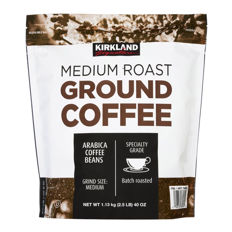 Kirkland Signature Medium Roast Coffee 40 oz (2.5 lbs)