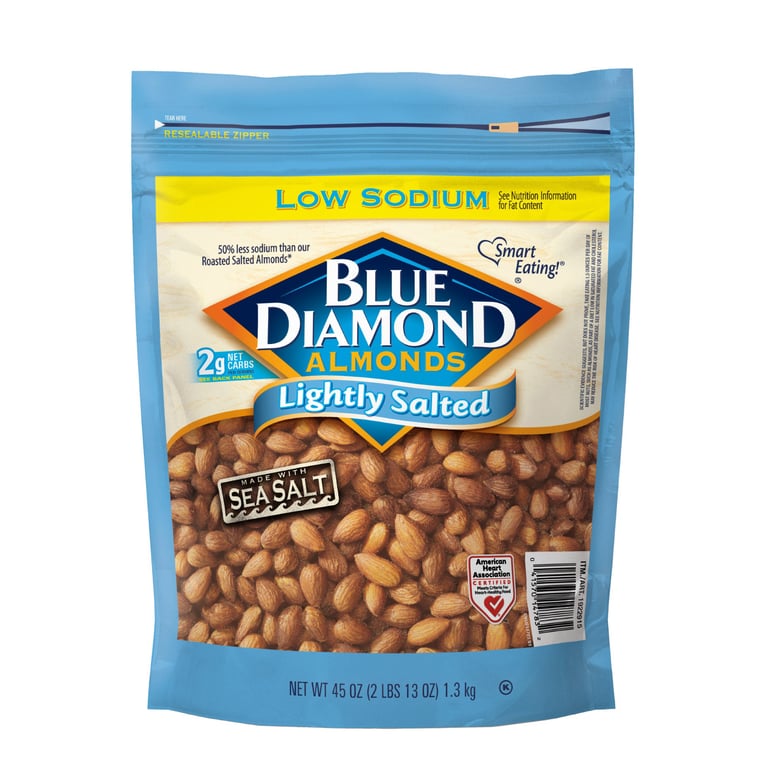 Blue Diamond Lightly Salted Almonds 45 oz