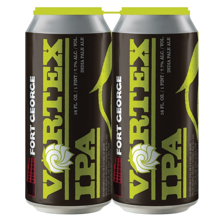 Fort George Brewery Vortex IPA Oregon 4-Pack 16 oz.