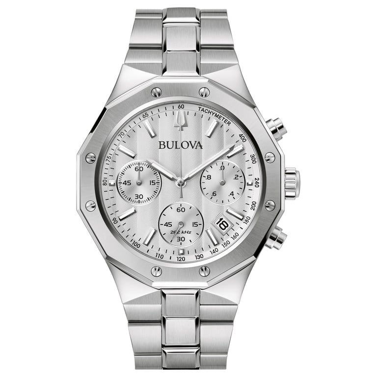 Bulova Classic Chronograph Stainless Steel Men's Watch