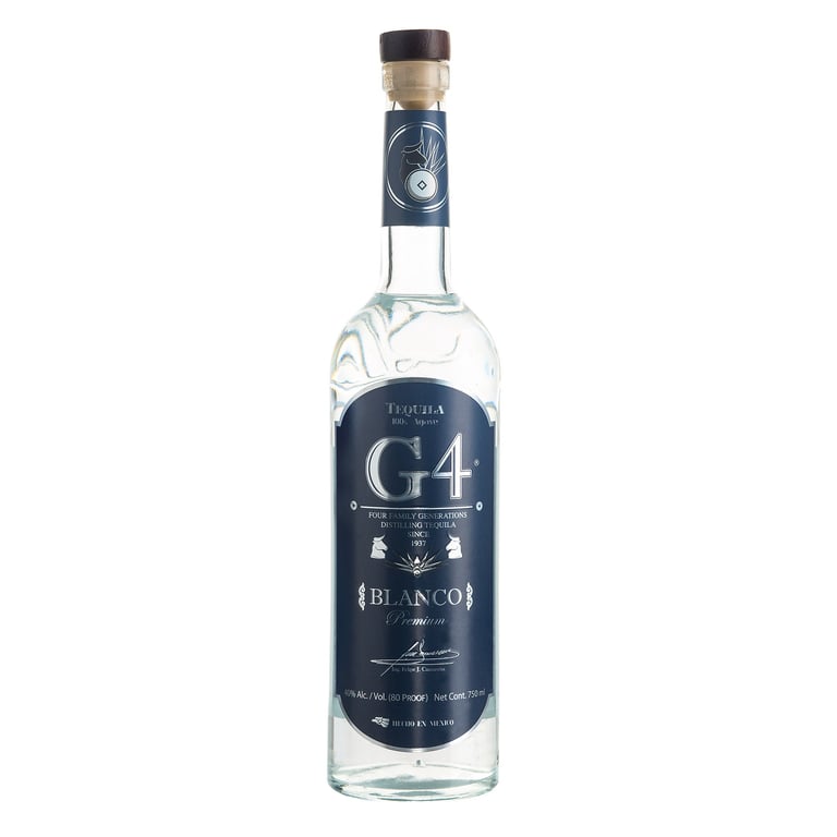 G4 Blanco Tequila Mexico 750ML