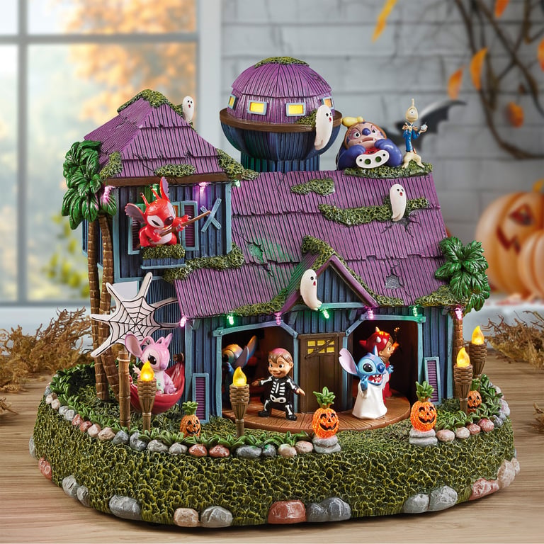 Costco Disney Halloween Village 12-Piece Lighted Set (#1851532
