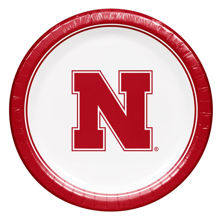 Hoffmaster 10" Plate University of Nebraska 100 Count Package