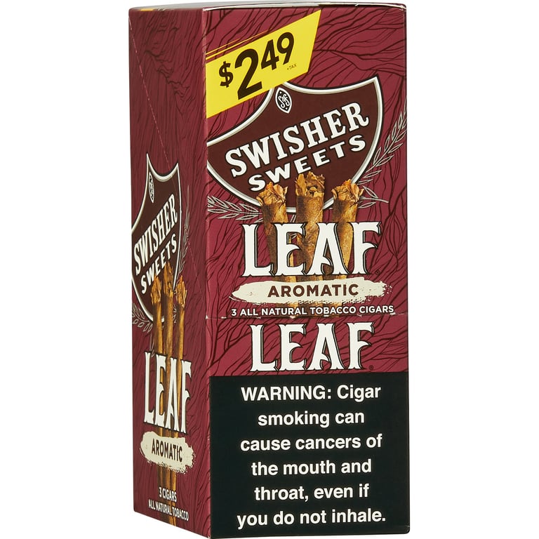 Swisher Sweets Leaf Sweet Aromatic Cigarillos, 3 ct, 10-Pack