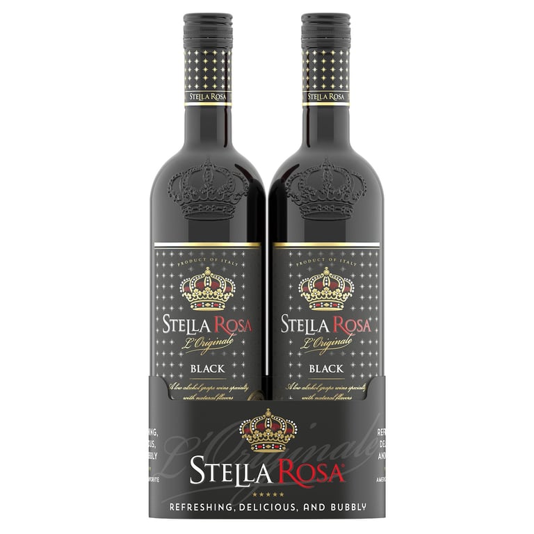 Stella Rosa Black Brachetto - 2 Pack Italy 2-750ML
