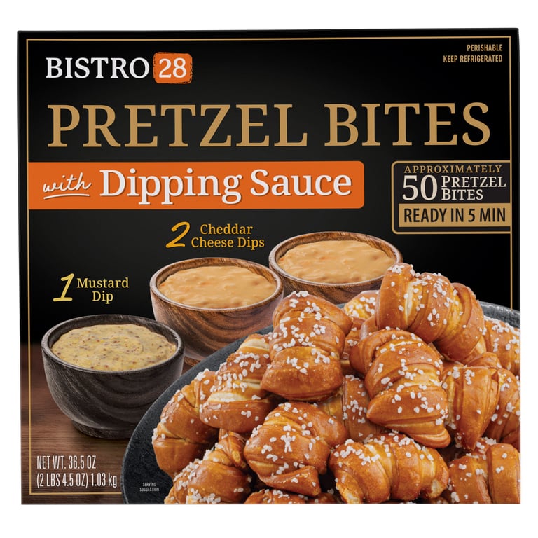 Bistro 28 Pretzel Bites 36.5 oz (2.28 lbs)
