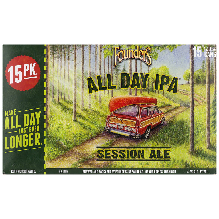 Founders All Day IPA 15-Pack 12 oz Cans