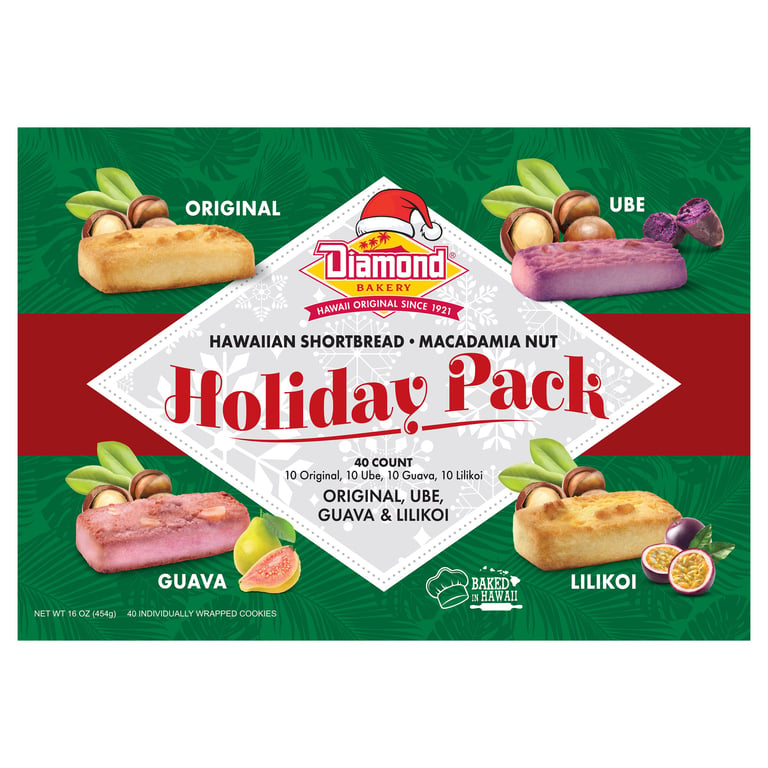 Diamond Bakery Holiday Shortbread Cookies 40 CT