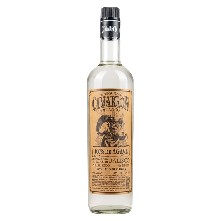 Cimarron Blanco Tequila Jalisco Mexico 750ml