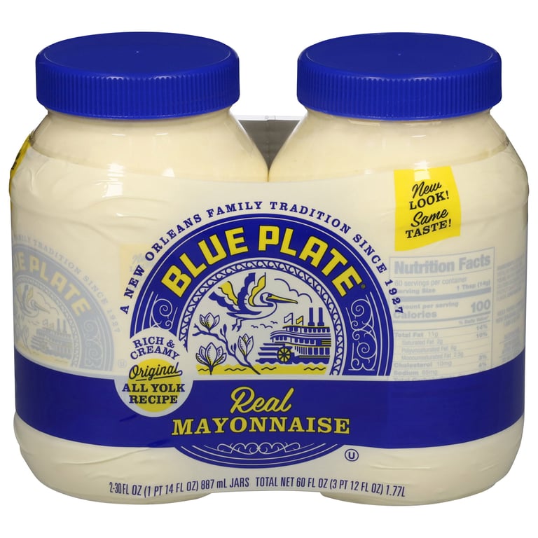 Blue Plate Real Mayonnaise, 2-Pack / 30 oz Each