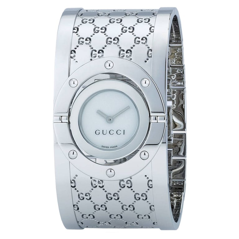 Gucci Twirl Stainless Steel White Dial Ladies Watch
