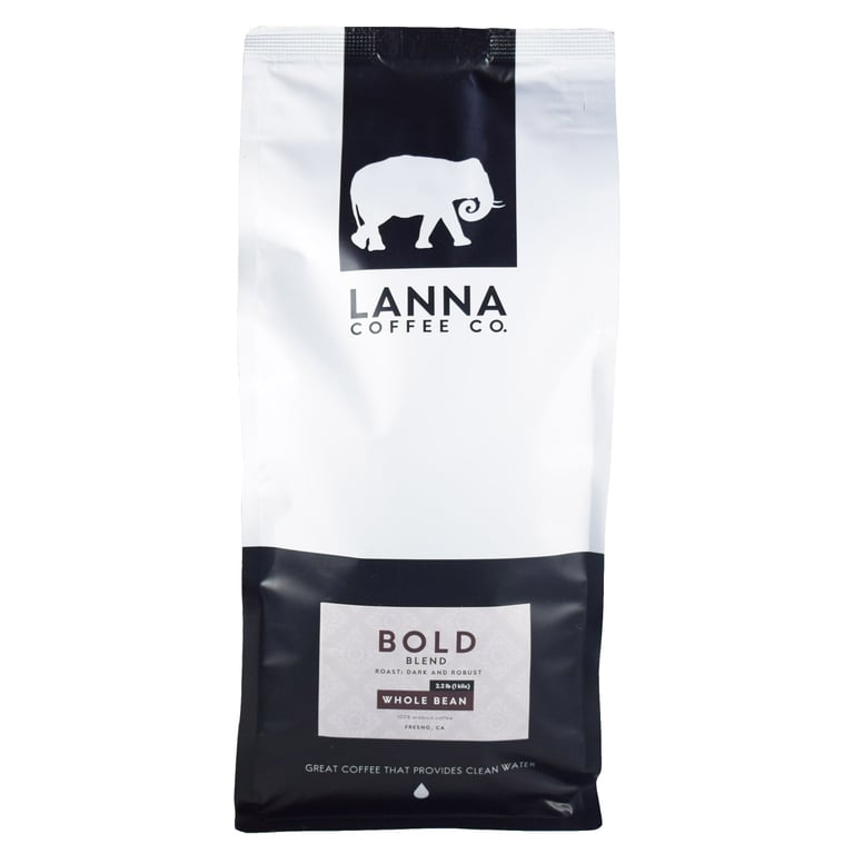 Lanna Coffee Co. Bold Roast Coffee 2.2 Pounds