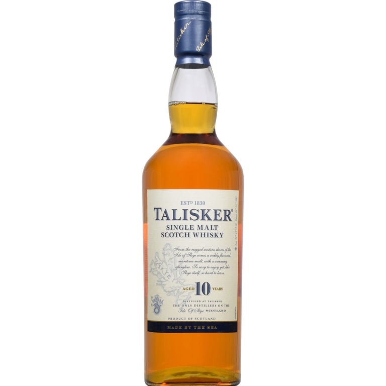 Talisker 10 Year Single Malt Scotch Scotland 750ML