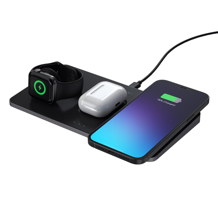 SATECHI TRIO WIRELESS CHARGER ST-X3TWCPM T26H3 P=78
