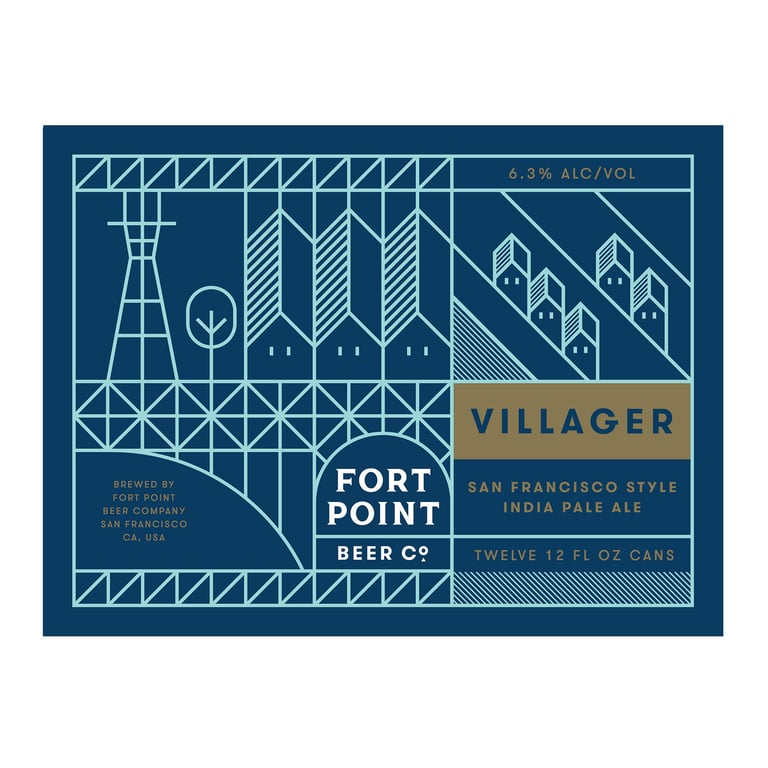 Fort Point Beer Co. Villager IPA, 12/12 oz Cans