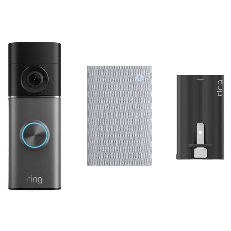 Ring Battery Doorbell Pro with Extra Ultra Battery and Chime