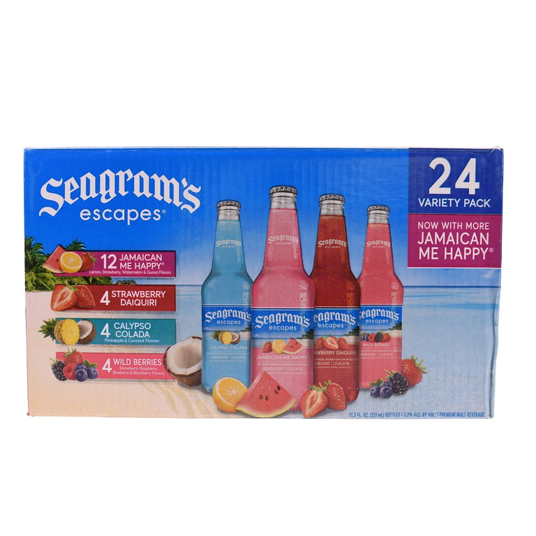 Seagram's Escapes Variety Pack 24/11.2 oz Bottles