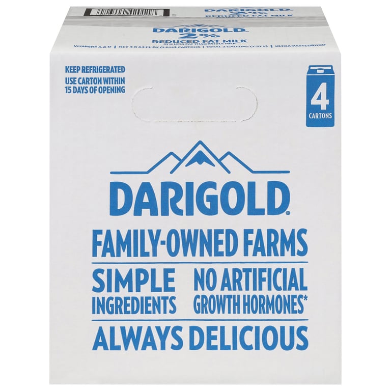 Darigold 2% Reduced Fat Milk, 4 x 64 fl oz