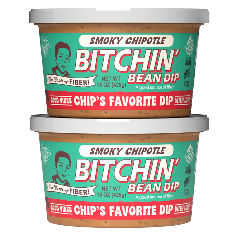 Bitchin' Sauce Smoky Chipotle Bean Dip, 2 × 15 oz