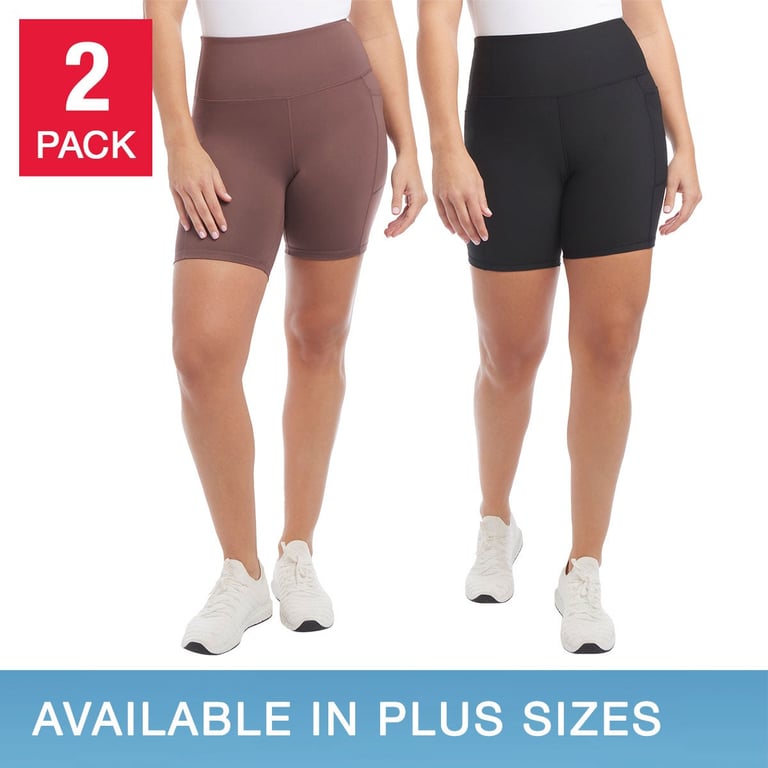 Danskin Ladies' Bike Short 2-Pack