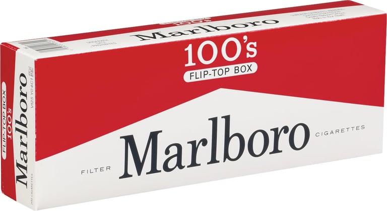 Marlboro 100's Box