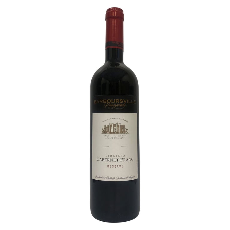 Barboursville Vineyards Cabernet Franc Reserve Virginia 750ml