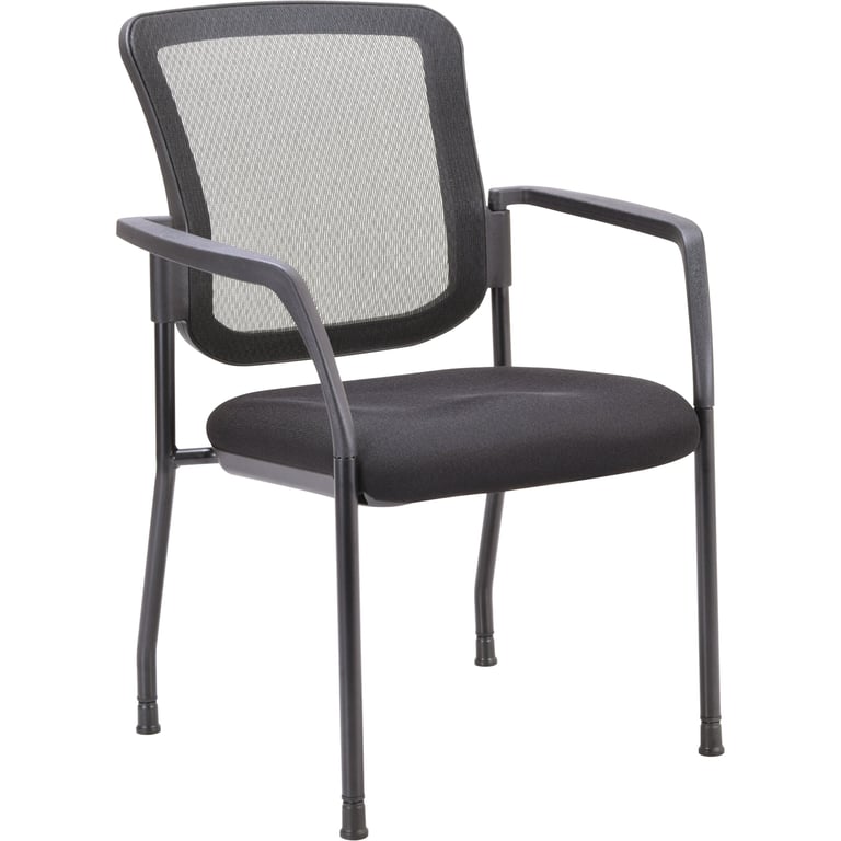 Alera Mesh Guest Stack Chair ALEEL4314 Black