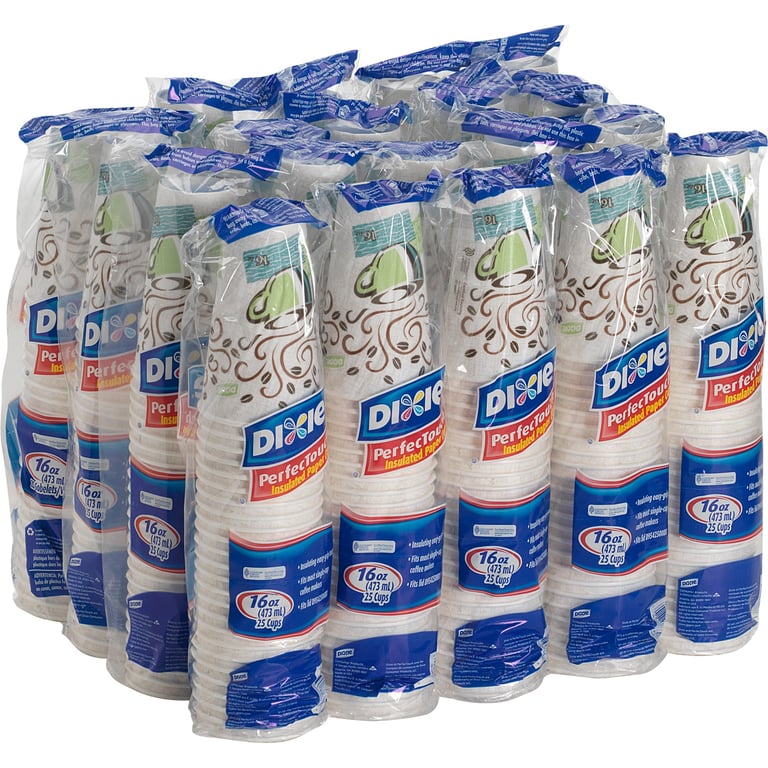 Dixie PerfecTouch 16 oz Hot Cup, 500 ct