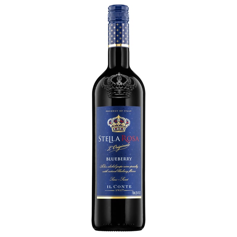Il Conte d'Alba Stella Rosa Blueberry Italy 750ML