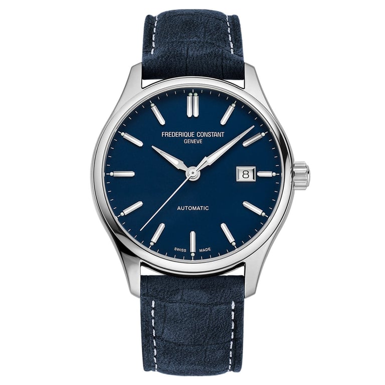 Frederique Constant Classic Leather Strap Automatic Men's Watch