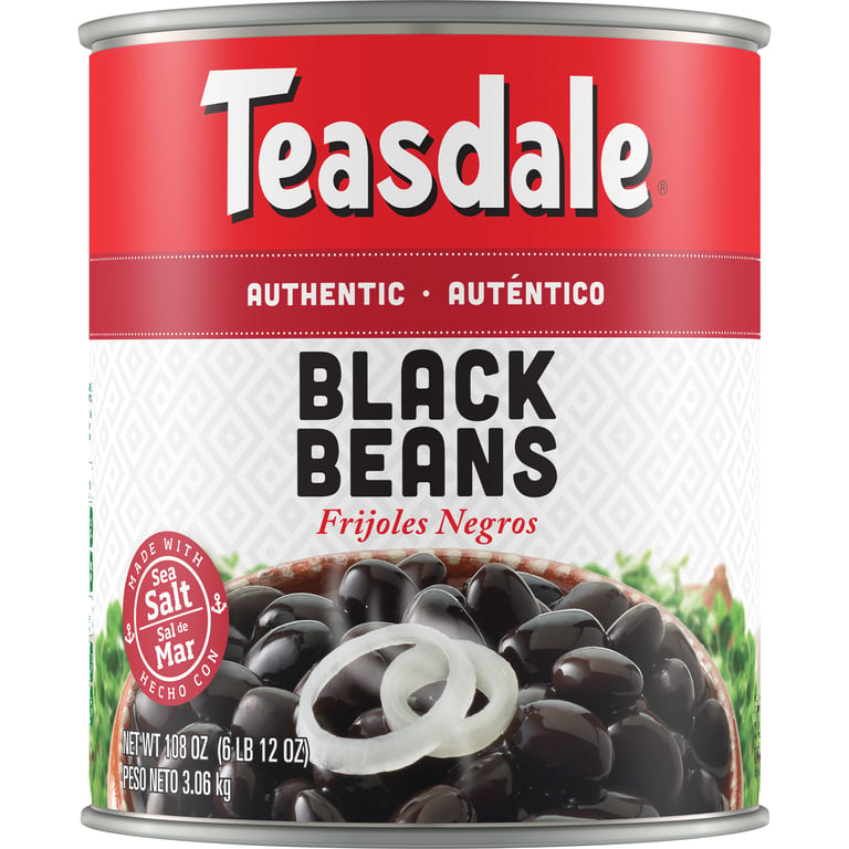 Teasdale Black Beans #10 Can