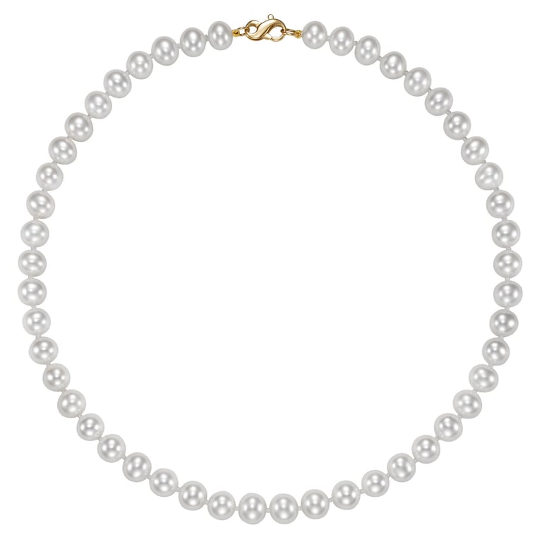 14kt Yellow Gold 8.5-9mm Freshwater Cultured Pearl 18" Necklace