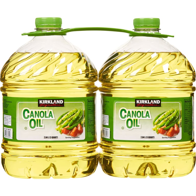 Kirkland Signature Canola Oil, 2 x 3 Quart Bottles
