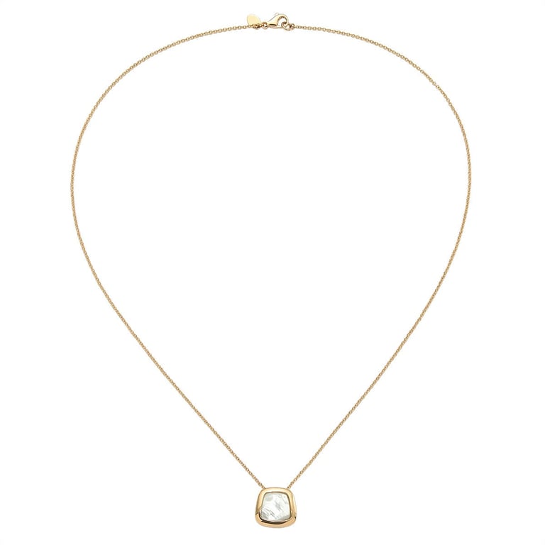 14KT Yellow Gold Mother of Pearl 18" Necklace