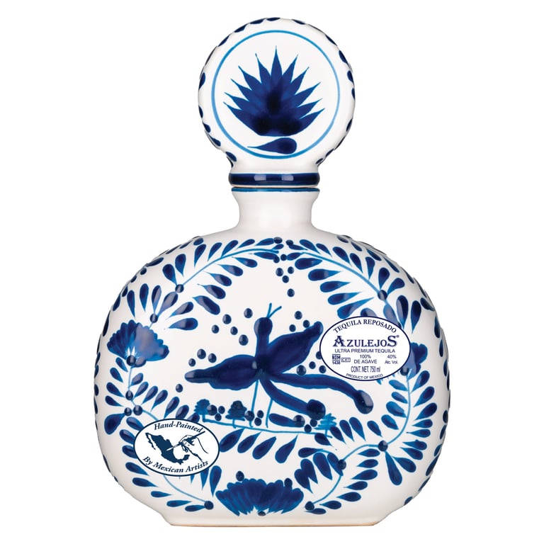 Azulejos Talavera Reposado Tequila Jalisco 750ML